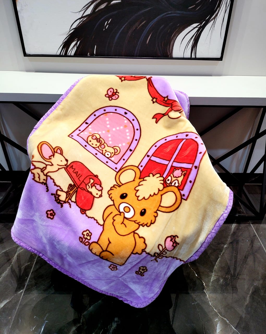 Beautiful Baby Blanket Cloudy Feel For New Born Baby