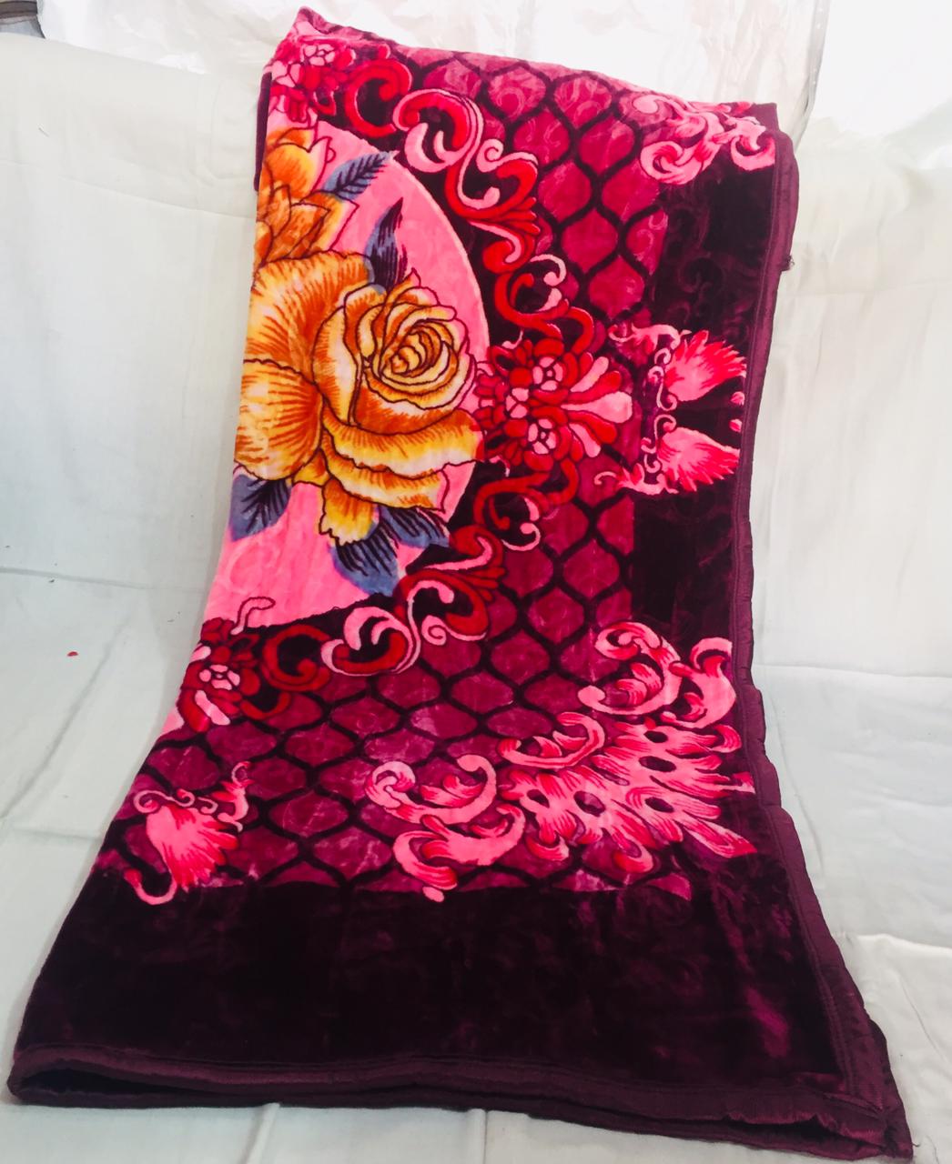 Mink Blanket-Single Bed 1.6kg Useful In Heavy winter-Get now