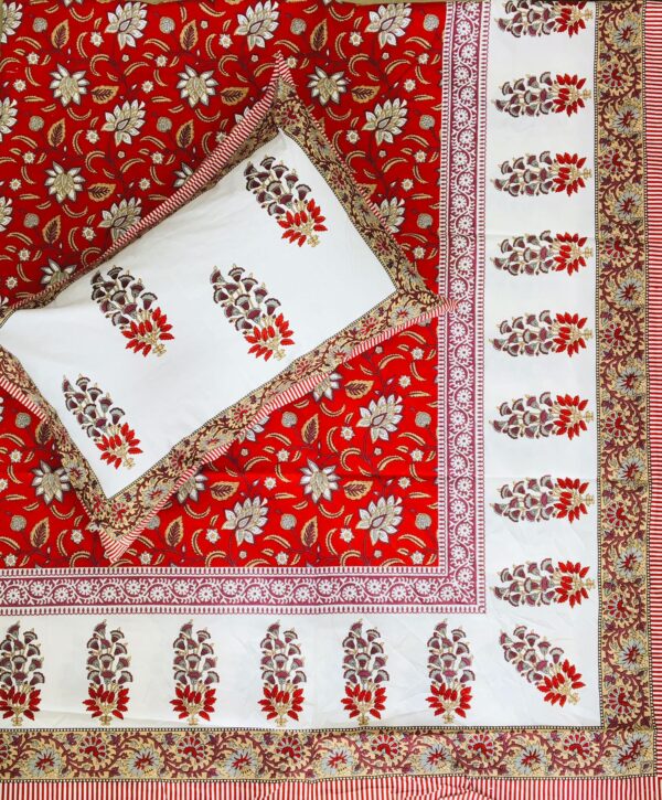 IMG-20220527-WA0040 Authentic Jaipur Print Double Bed sheet-Pure Cotton