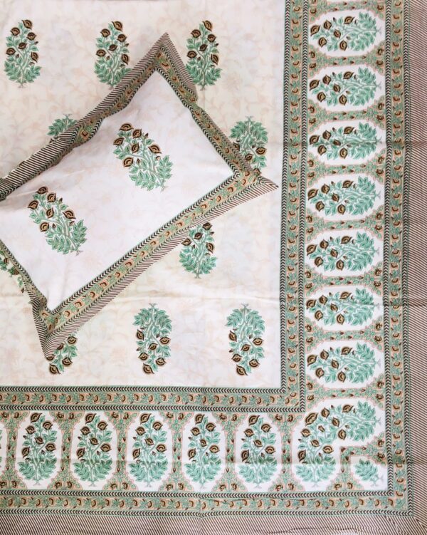 Authentic Jaipur Print Double Bed sheet-Pure Cotton