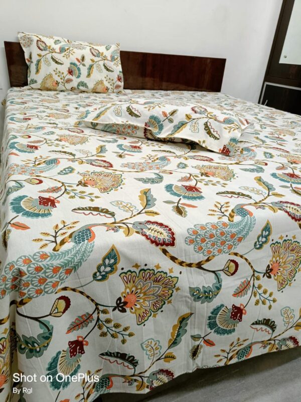Ultimate Jaipuri Prints Bedsheet King Size-Get Now